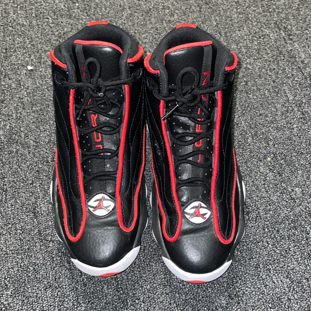 Black & Red Jordans